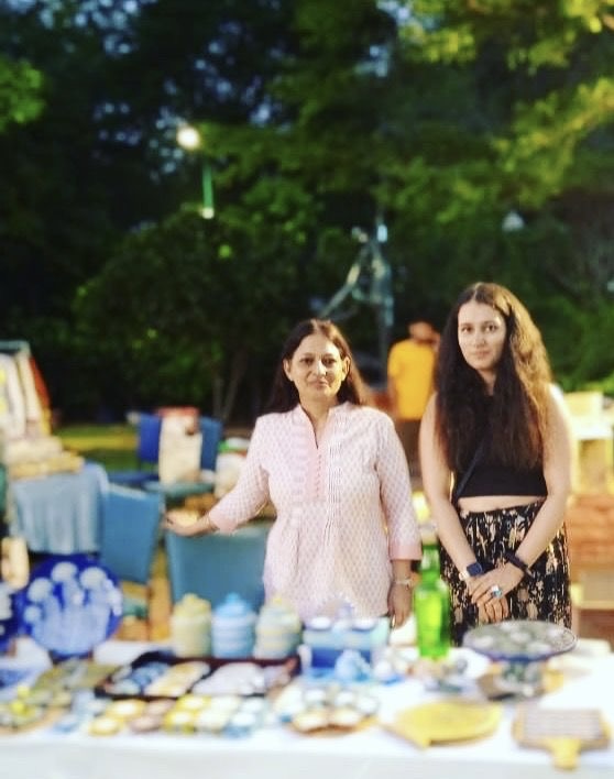 Artisan hands shaping clay