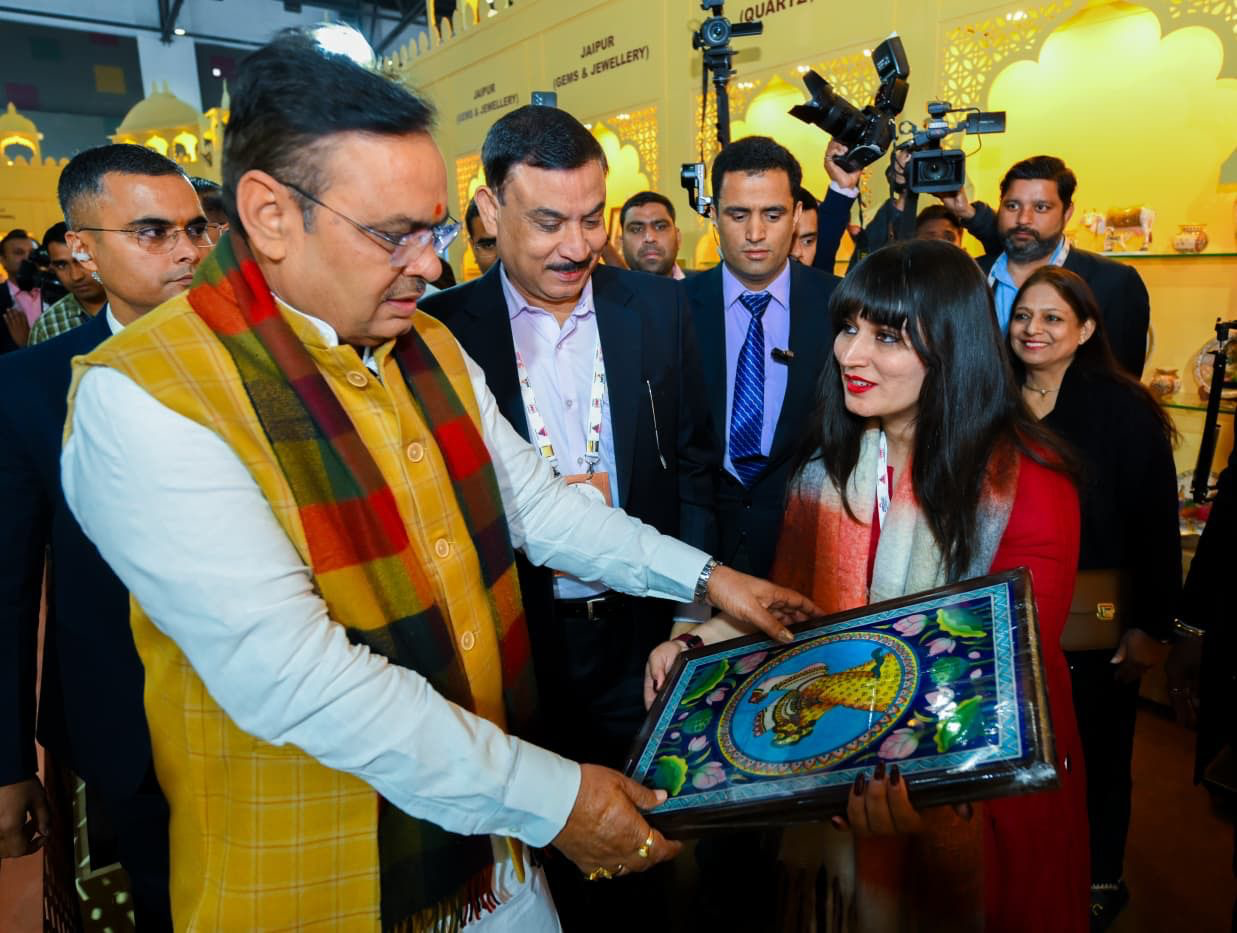 With Honourable CM of Rajasthan