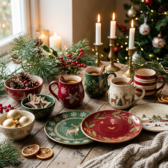 Christmas pottery collection