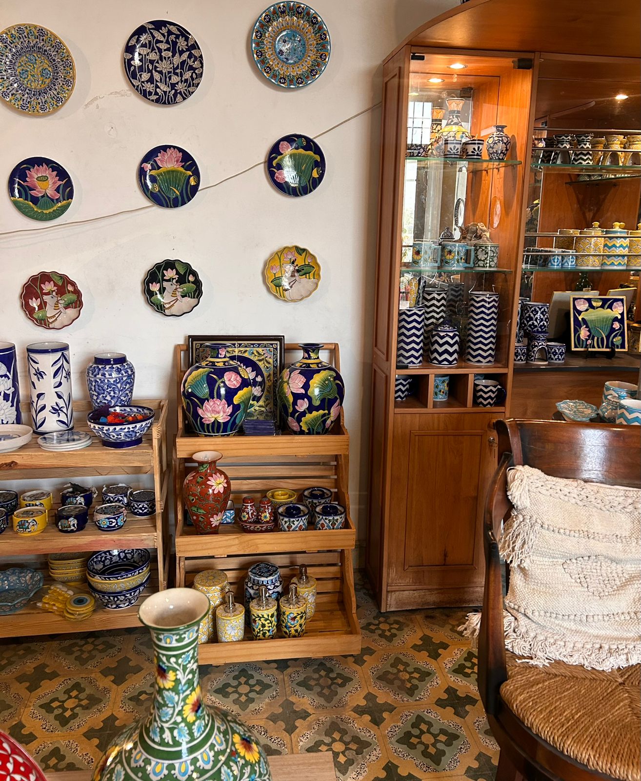 Pottery workshop area